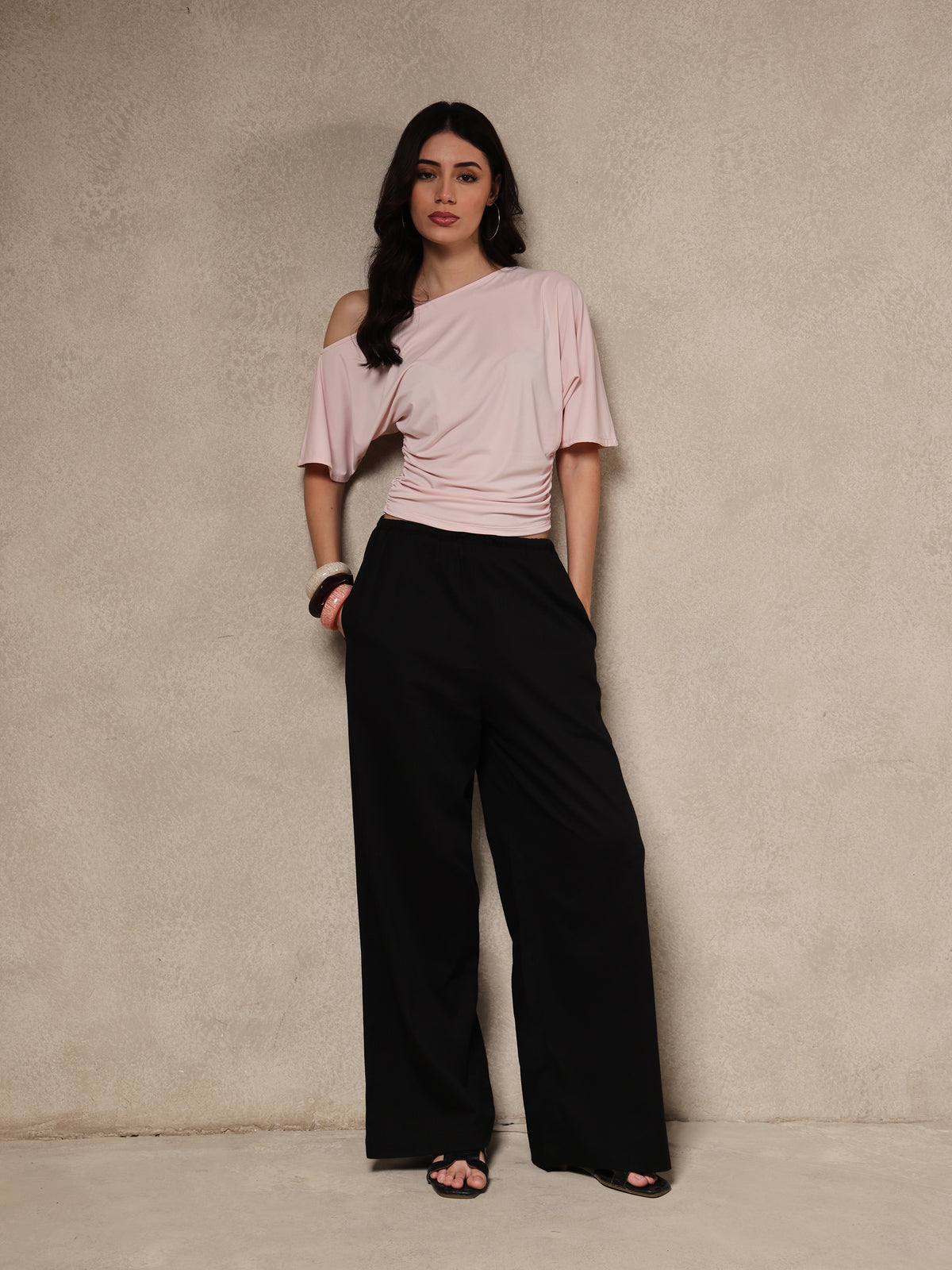 Nola Black Linen Pants