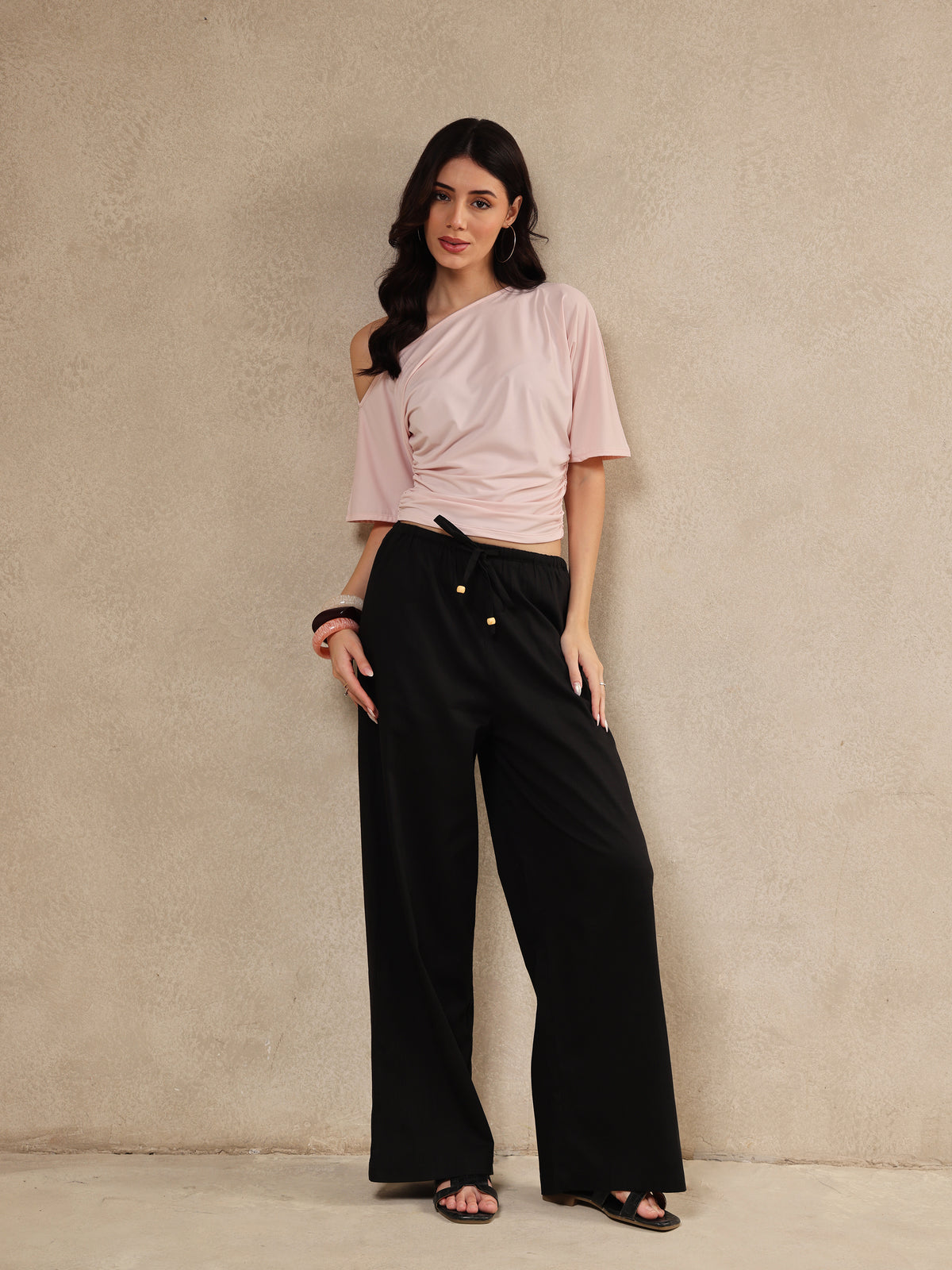Nola Black Linen Pants