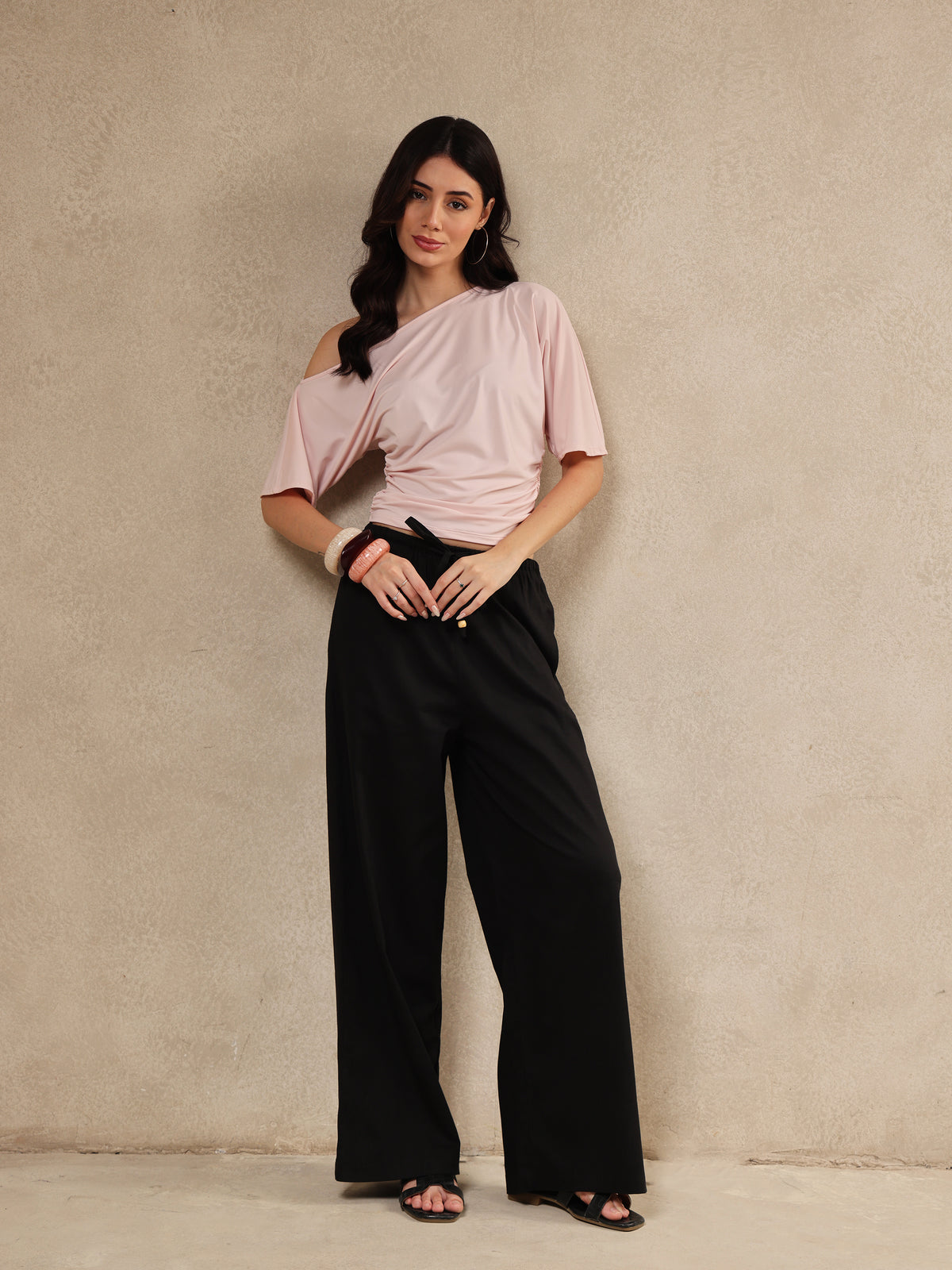 Nola Black Linen Pants